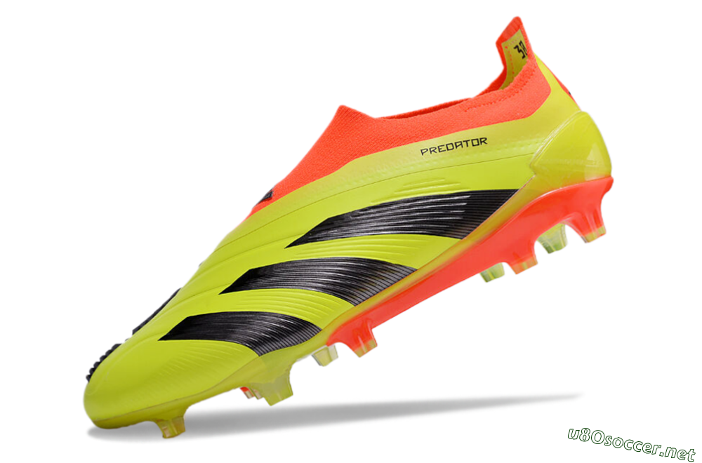 Men's Adidas Predator Accuracy+ FG Football Boots - Yellow/Black/Red 5