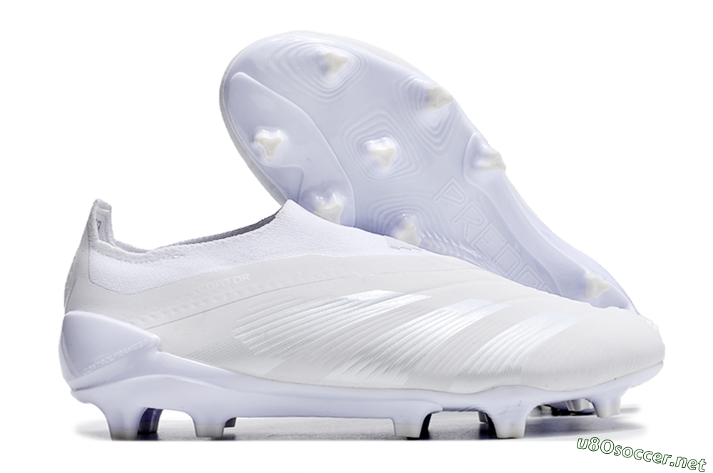 Men's Adidas Predator Accuracy+ FG Football Boots - White/White 2