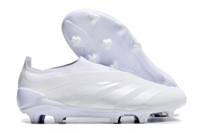 Men's Adidas Predator Accuracy+ FG Football Boots - White/White
