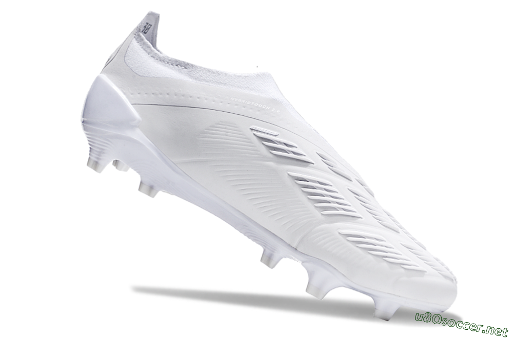Men's Adidas Predator Accuracy+ FG Football Boots - White/White 4