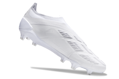 Men's Adidas Predator Accuracy+ FG Football Boots - White/White