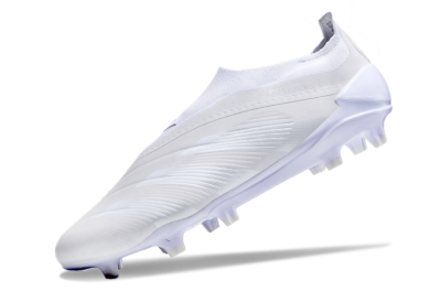 Men's Adidas Predator Accuracy+ FG Football Boots - White/White