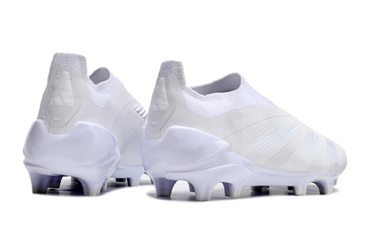 Men's Adidas Predator Accuracy+ FG Football Boots - White/White
