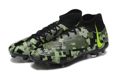 Men's Nike Phantom Luna Elite NU FG Football Boots - Black/Camo/Yellow