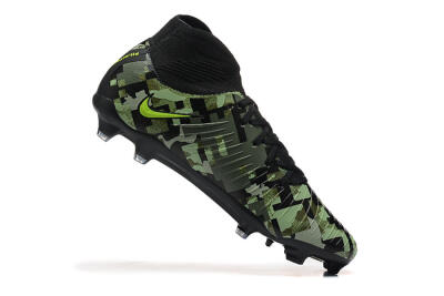 Men's Nike Phantom Luna Elite NU FG Football Boots - Black/Camo/Yellow