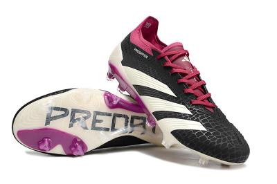 Men's Adidas Predator Accuracy.1 FG Football Boots - Black/White/Purple