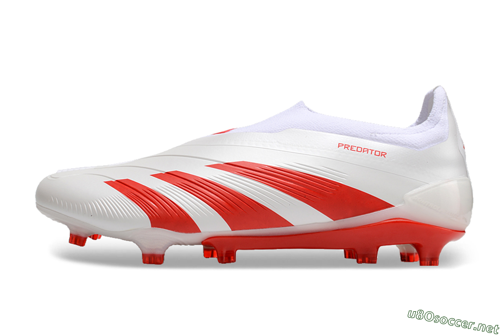 Men's Adidas Predator Accuracy+ FG Football Boots - Beige/White/Red 0