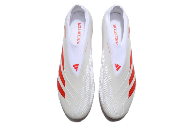 Men's Adidas Predator Accuracy+ FG Football Boots - Beige/White/Red