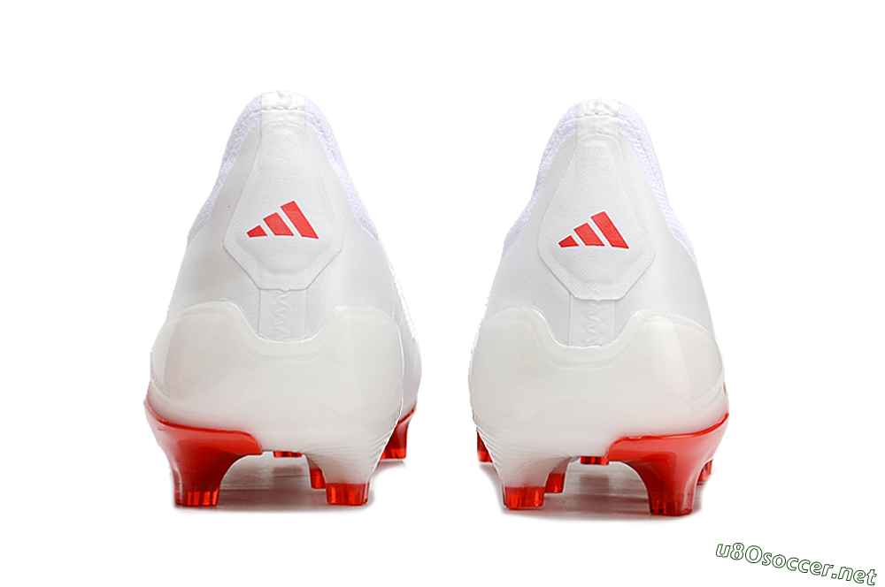 Men's Adidas Predator Accuracy+ FG Football Boots - Beige/White/Red 5