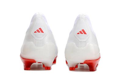 Men's Adidas Predator Accuracy+ FG Football Boots - Beige/White/Red