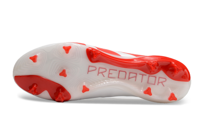 Men's Adidas Predator Accuracy+ FG Football Boots - Beige/White/Red