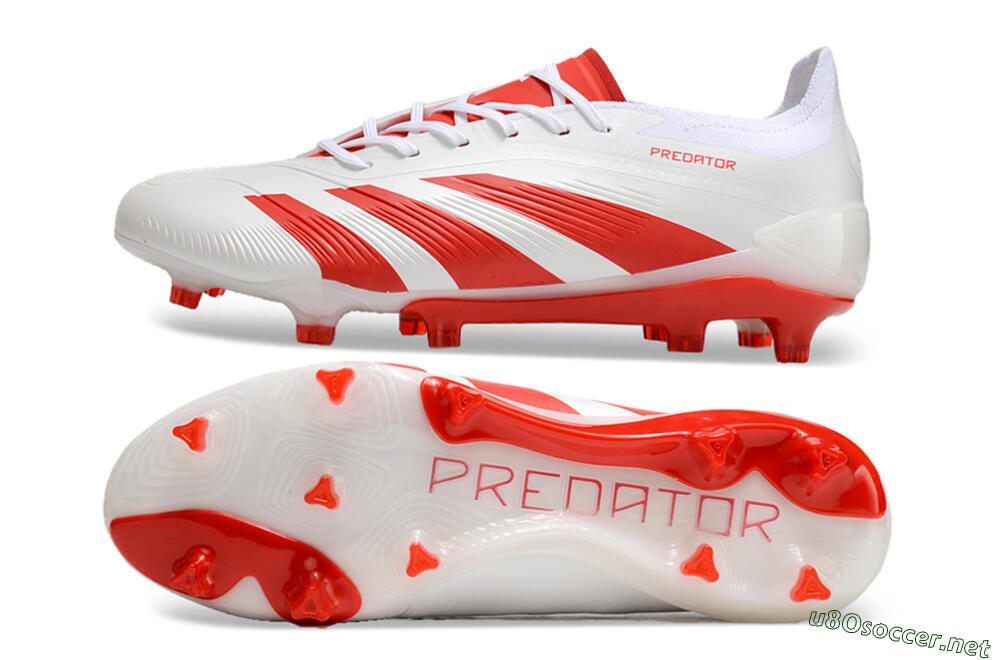 Men's Adidas Predator Accuracy.1 FG Football Boots - Beige/White/Red 1