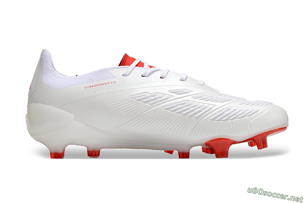 Men's Adidas Predator Accuracy.1 FG Football Boots - Beige/White/Red 7