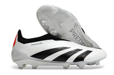 Men's Adidas Predator Accuracy+ FG Football Boots - White/Black/Red