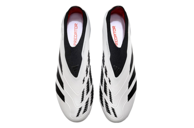 Men's Adidas Predator Accuracy+ FG Football Boots - White/Black/Red