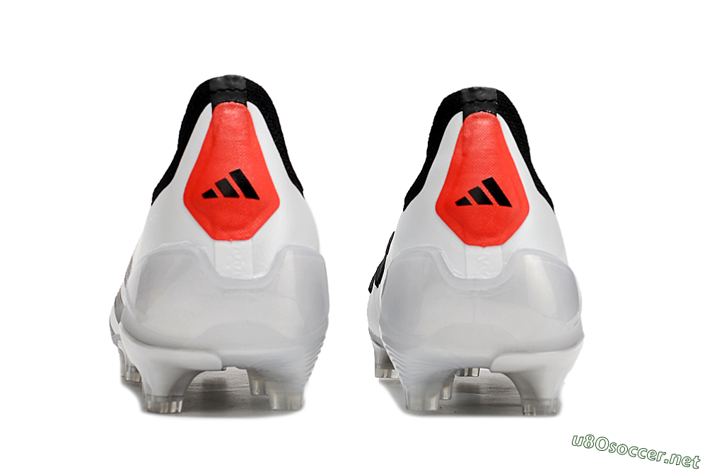 Men's Adidas Predator Accuracy+ FG Football Boots - White/Black/Red 5
