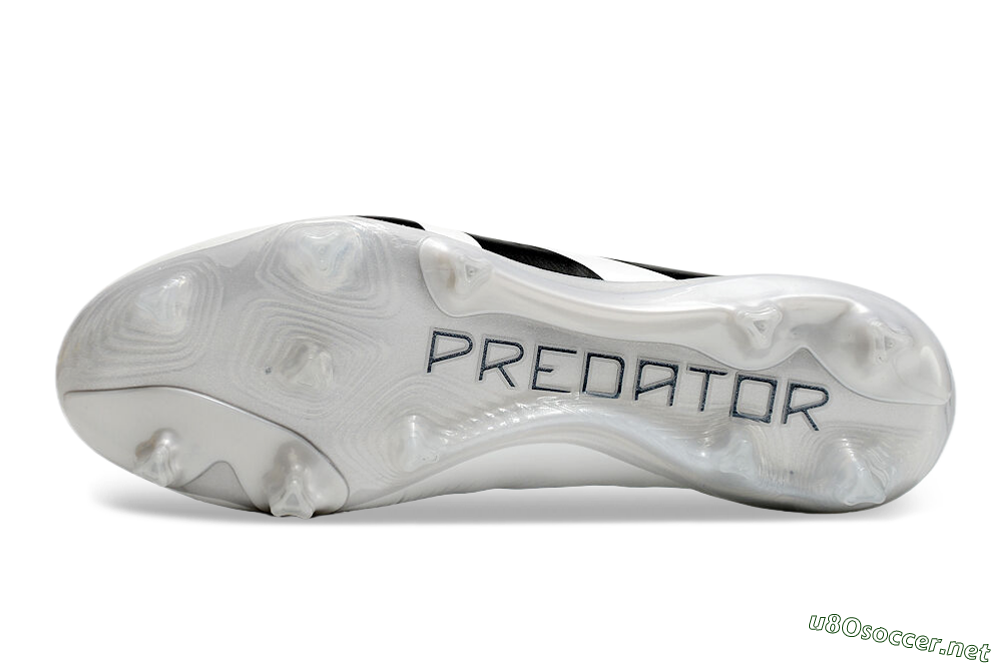 Men's Adidas Predator Accuracy+ FG Football Boots - White/Black/Red 6