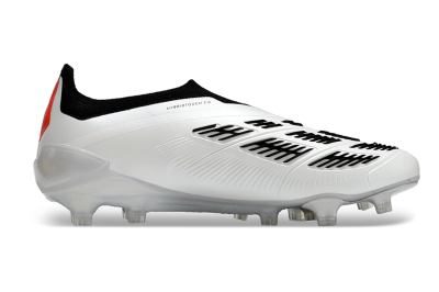 Men's Adidas Predator Accuracy+ FG Football Boots - White/Black/Red