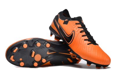 Men's Nike Tiempo Legend 10 Elite FG Football Boots - Orange/Black