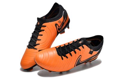 Men's Nike Tiempo Legend 10 Elite FG Football Boots - Orange/Black