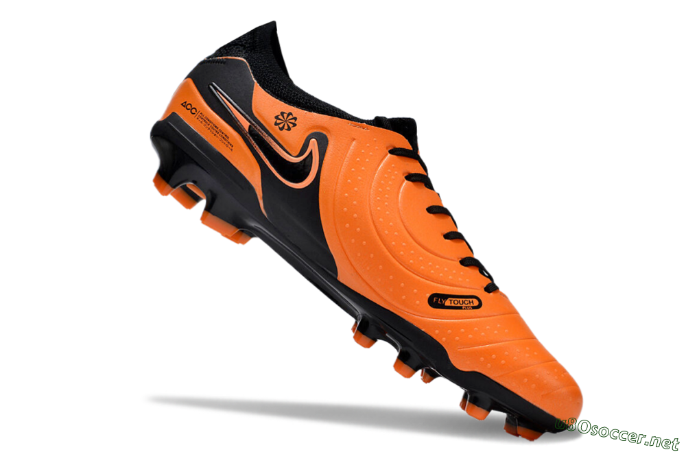 Men's Nike Tiempo Legend 10 Elite FG Football Boots - Orange/Black 4