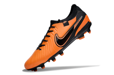 Men's Nike Tiempo Legend 10 Elite FG Football Boots - Orange/Black