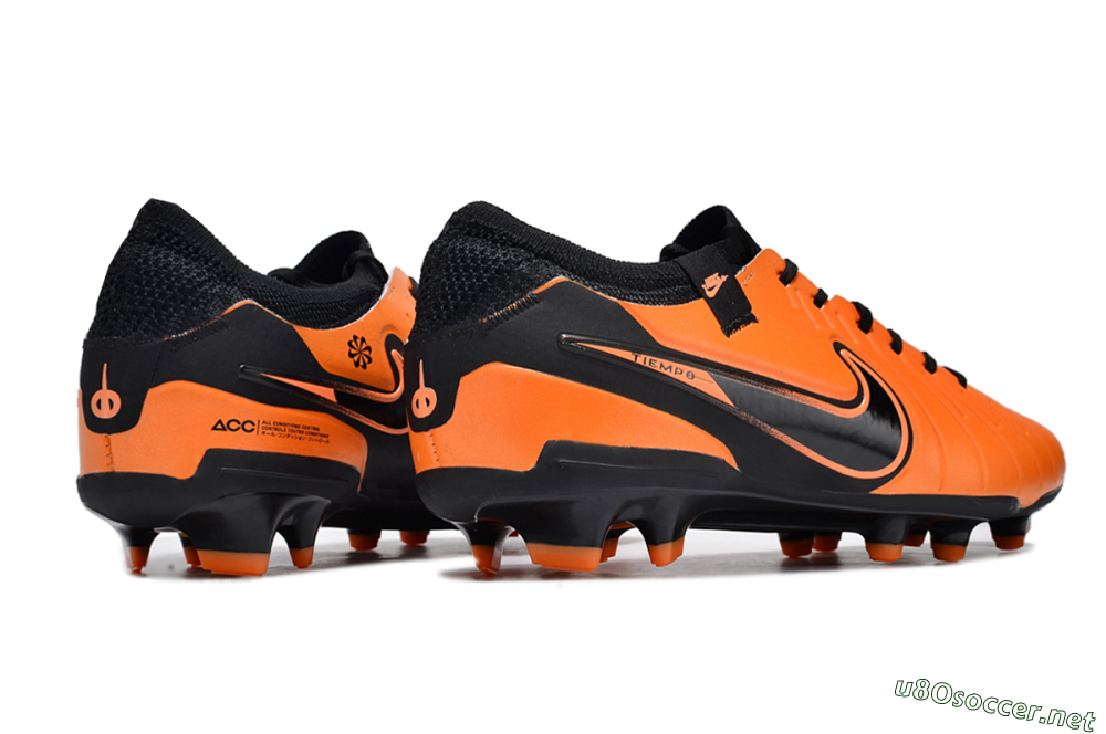 Men's Nike Tiempo Legend 10 Elite FG Football Boots - Orange/Black 6