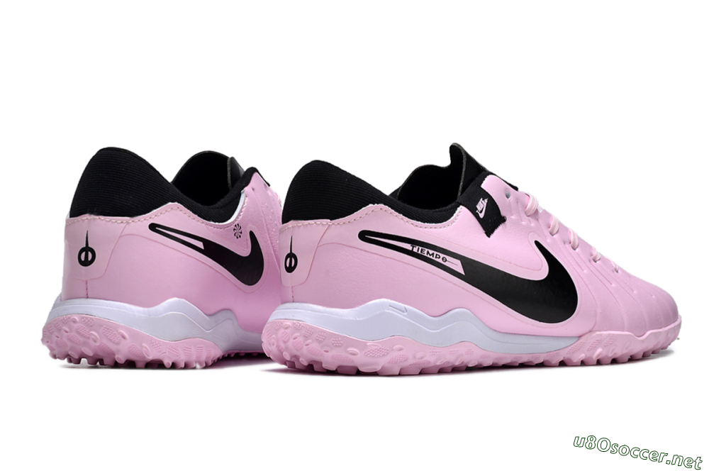 Men's Nike Tiempo Legend 10 Pro TF Football Shoes - Pink/Black/White 6