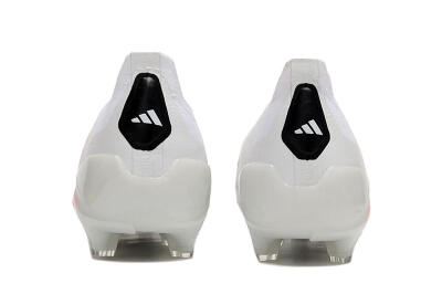 Unisex Adidas Predator Accuracy+ FG Football Boots - Beige/White/Red