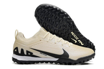 Unisex Nike Air Zoom Mercurial Vapor 15 Elite TF Football Shoes - Beige/Black/White