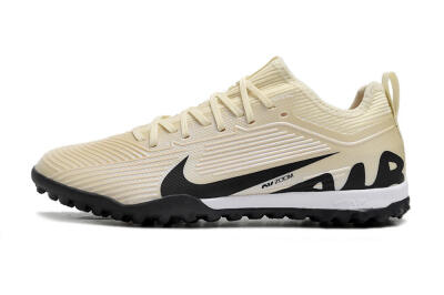 Unisex Nike Air Zoom Mercurial Vapor 15 Elite TF Football Shoes - Beige/Black/White