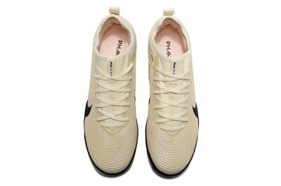 Unisex Nike Air Zoom Mercurial Vapor 15 Elite TF Football Shoes - Beige/Black/White