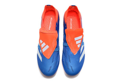 Unisex Adidas Predator Elite Foldover Tongue FG Football Boots - Blue/White/Red