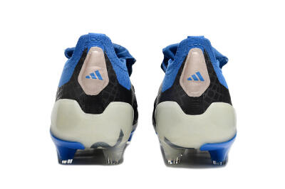 Unisex Adidas Predator Elite Foldover Tongue FG Football Boots - Black/White/Blue