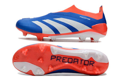 Unisex Adidas Predator Accuracy+ FG Football Boots - Blue/White/Red