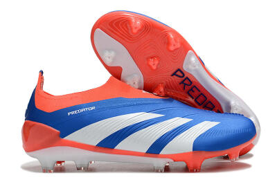 Unisex Adidas Predator Accuracy+ FG Football Boots - Blue/White/Red