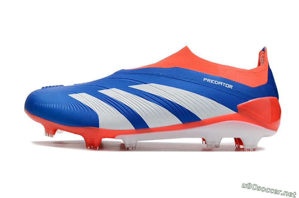Unisex Adidas Predator Accuracy+ FG Football Boots - Blue/White/Red 0