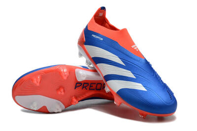 Unisex Adidas Predator Accuracy+ FG Football Boots - Blue/White/Red