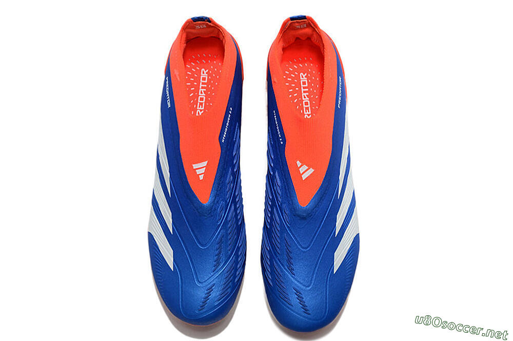Unisex Adidas Predator Accuracy+ FG Football Boots - Blue/White/Red 4