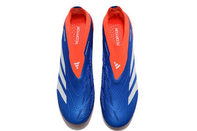 Unisex Adidas Predator Accuracy+ FG Football Boots - Blue/White/Red