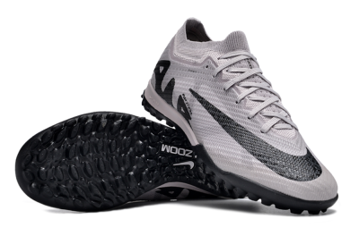 Unisex Nike Air Zoom Mercurial Vapor 15 Elite TF Football Shoes - Grey/Purple/Black