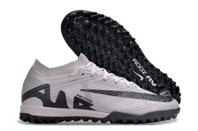 Unisex Nike Air Zoom Mercurial Vapor 15 Elite TF Football Shoes - Grey/Purple/Black