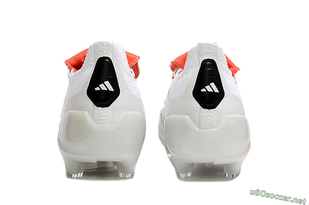 Unisex Adidas Predator Elite Foldover Tongue FG Football Boots - Beige/White/Red 5