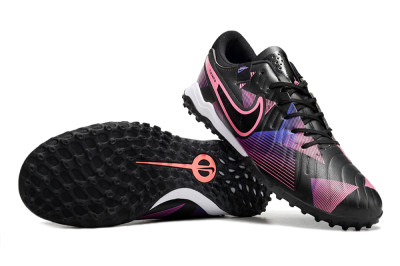 Men's Nike Tiempo Legend 10 Pro TF Football Shoes - Black/Purple/Pink