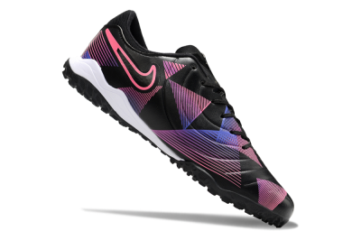 Men's Nike Tiempo Legend 10 Pro TF Football Shoes - Black/Purple/Pink