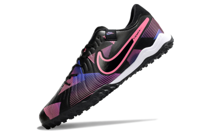 Men's Nike Tiempo Legend 10 Pro TF Football Shoes - Black/Purple/Pink