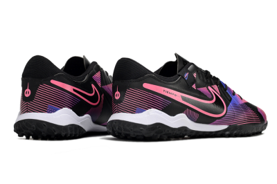 Men's Nike Tiempo Legend 10 Pro TF Football Shoes - Black/Purple/Pink