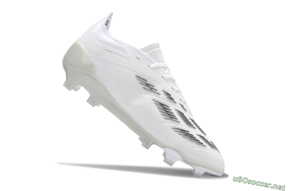 Men's Adidas Predator Accuracy.1 FG Football Boots - White/Silver/Grey 4