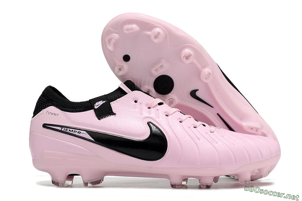 Men's Nike Tiempo Legend 10 Elite FG Football Boots - Pink/Black 2