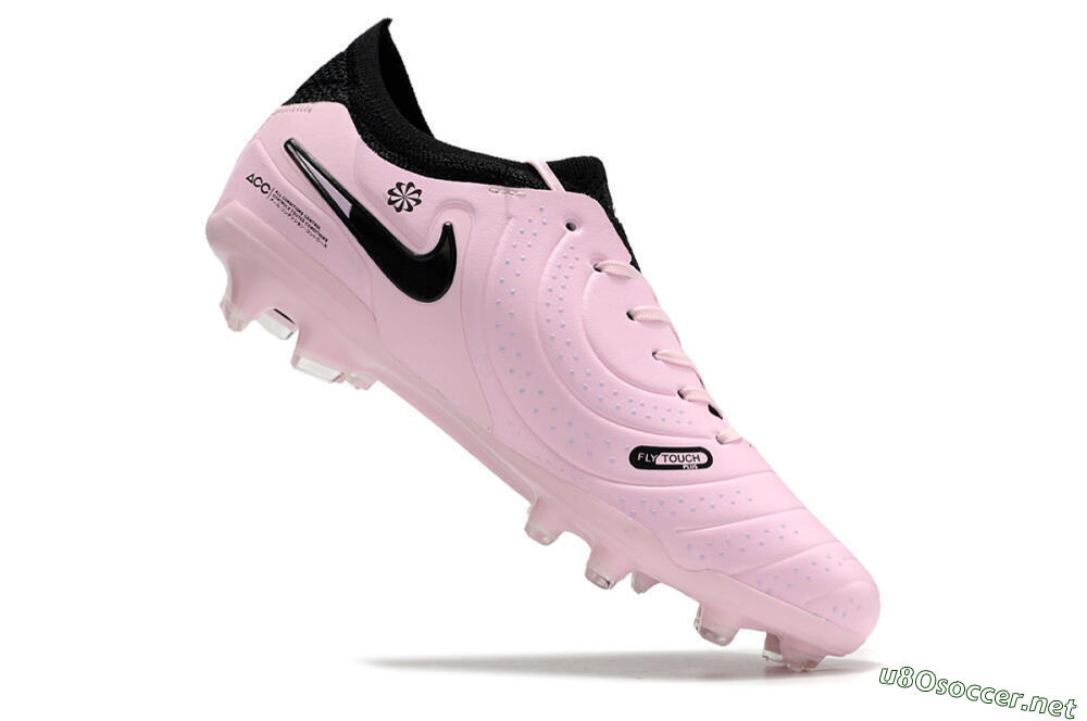 Men's Nike Tiempo Legend 10 Elite FG Football Boots - Pink/Black 4